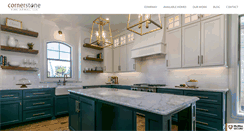 Desktop Screenshot of cornerstonefinehomes.com